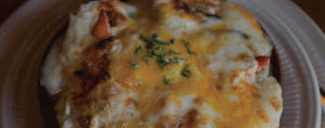 Menu Banner PEI Lobster Stuffed Mushrooms
